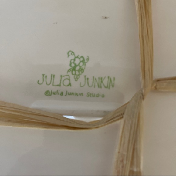 Julia Junkin Cheese Plate and knife set NWOT - Picture 3 of 3
